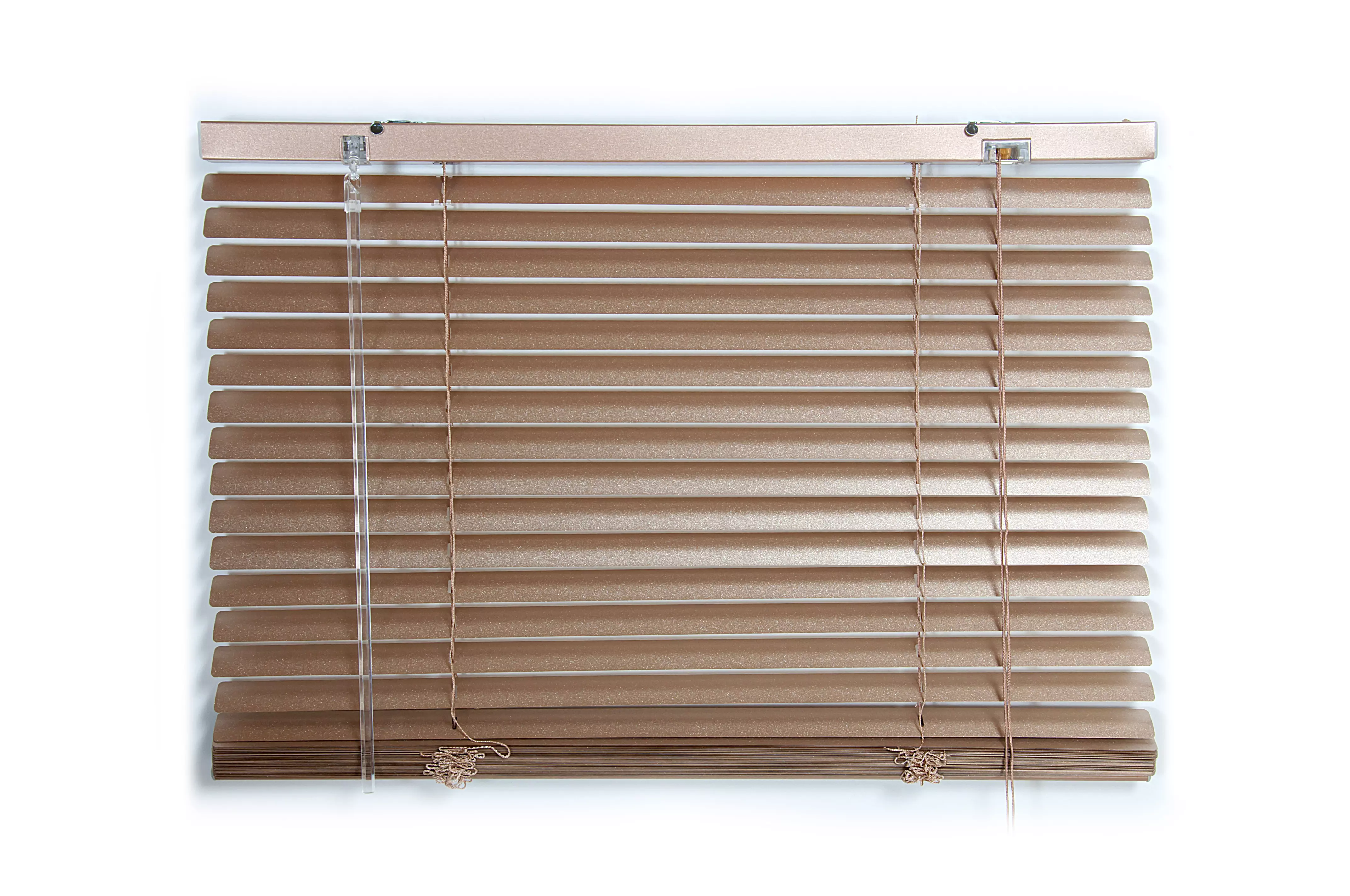 Жалюзи горизонтальные 50х160 см кофе алюминиевые Магеллан