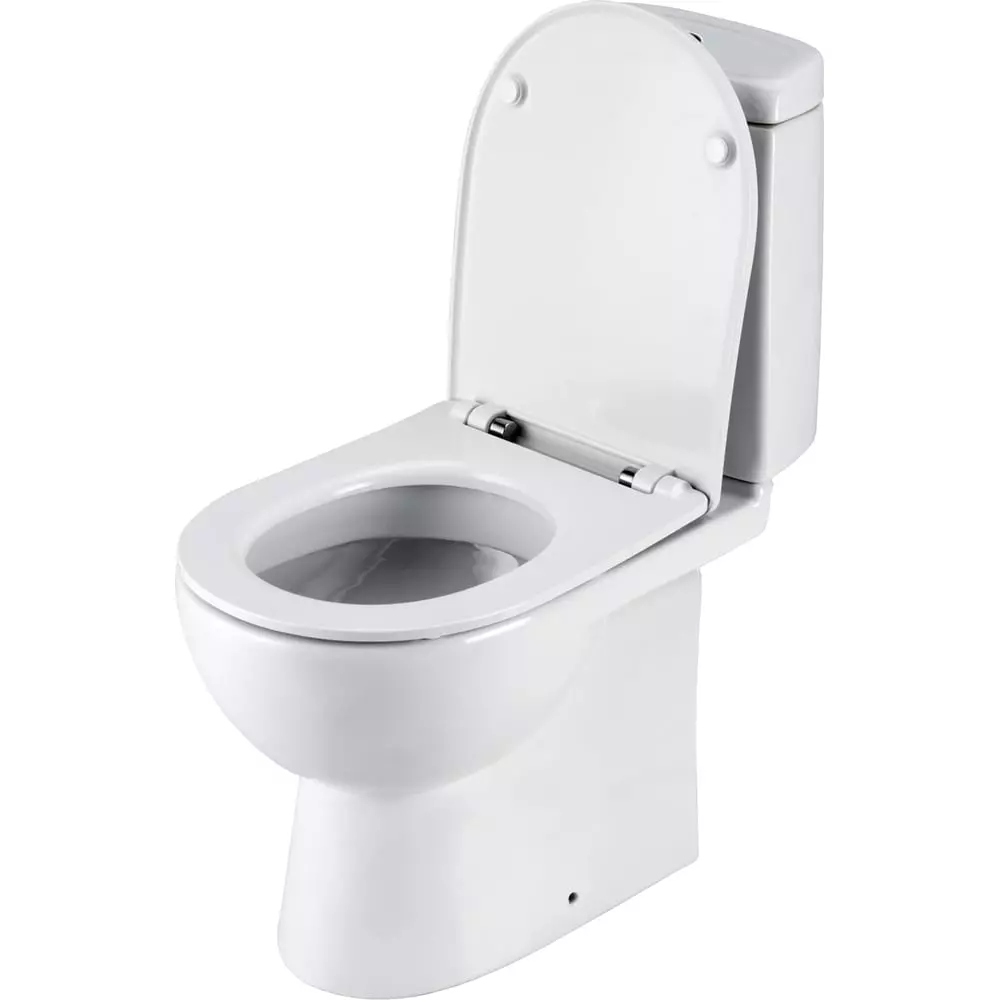 Унитаз Santek Остин 1.WH30.2.419 горизонтальный выпуск, нижний подвод, 2-режимный слив, сиденье микролифт дюропласт