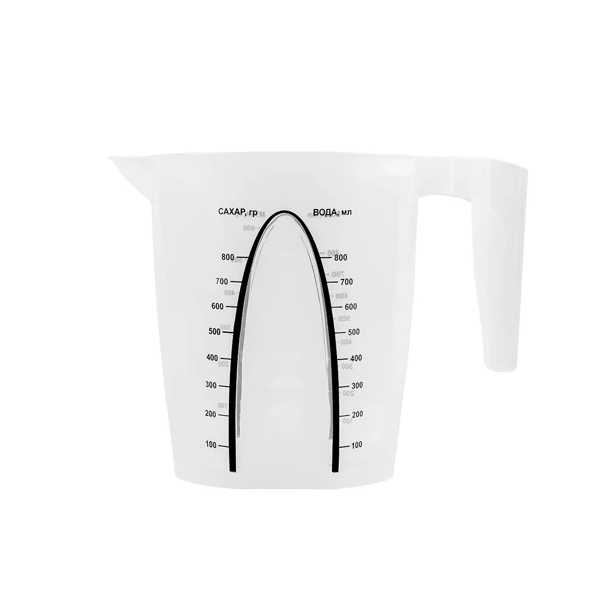 Кувшин мерный 1л, пластик, STOCKHOLM PT1146НАТ-18