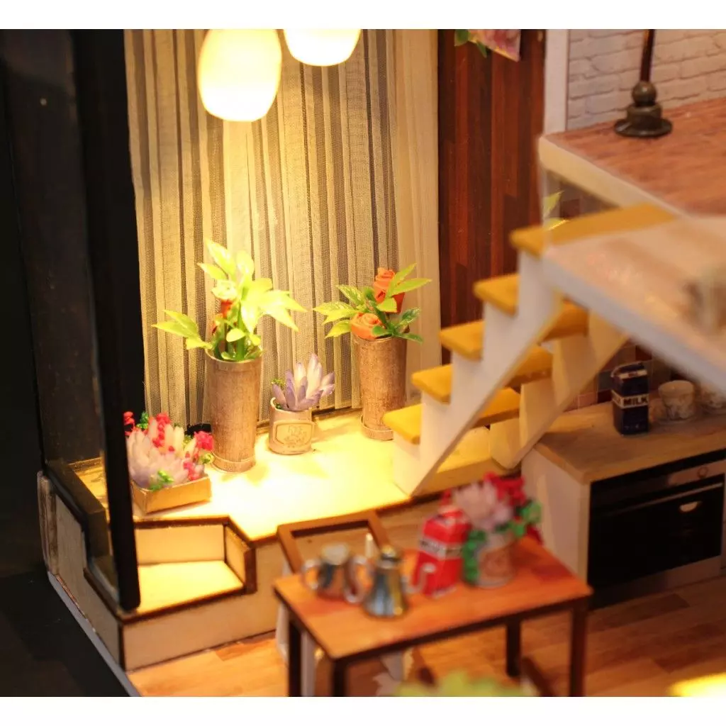 Румбокс интерьерный конструктор MiniHouse Скандинавский Лофт Hobby Day M030К