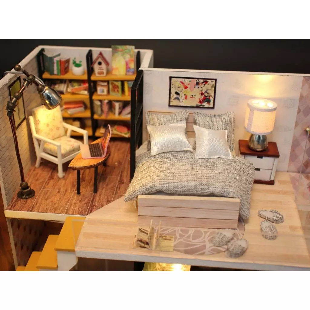 Румбокс интерьерный конструктор MiniHouse Скандинавский Лофт Hobby Day M030К