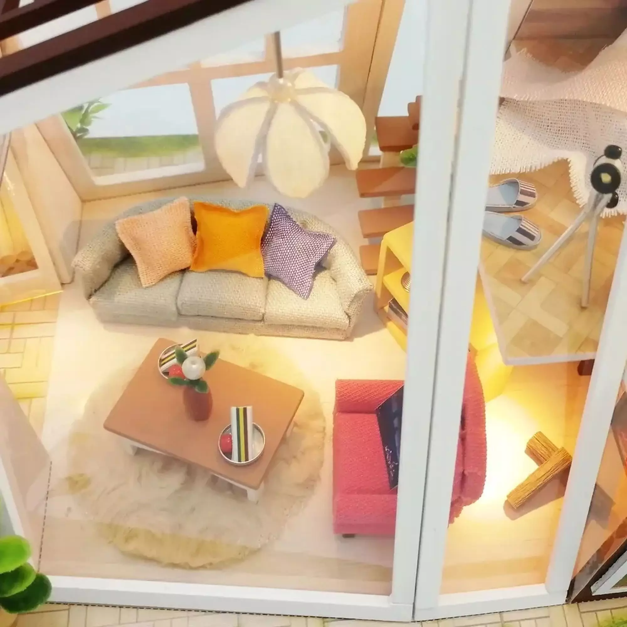 Румбокс интерьерный конструктор MiniHouse Хижина 21-ого века Hobby Day M902