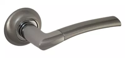 Дверная ручка круг PALIDORE A-55 HH/PC белый никель/хром
