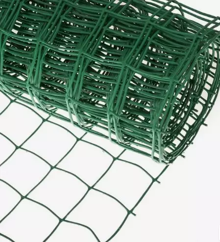 Сетка пластиковая садовая в рулоне, 1*10 м, яч. 83*83 мм, квадрат, зеленая