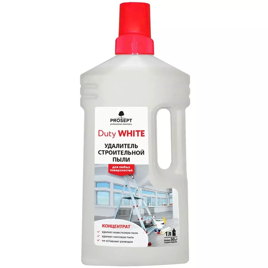 Средство для удаления гипсовой пыли Prosept Duty White концентрат 1 л