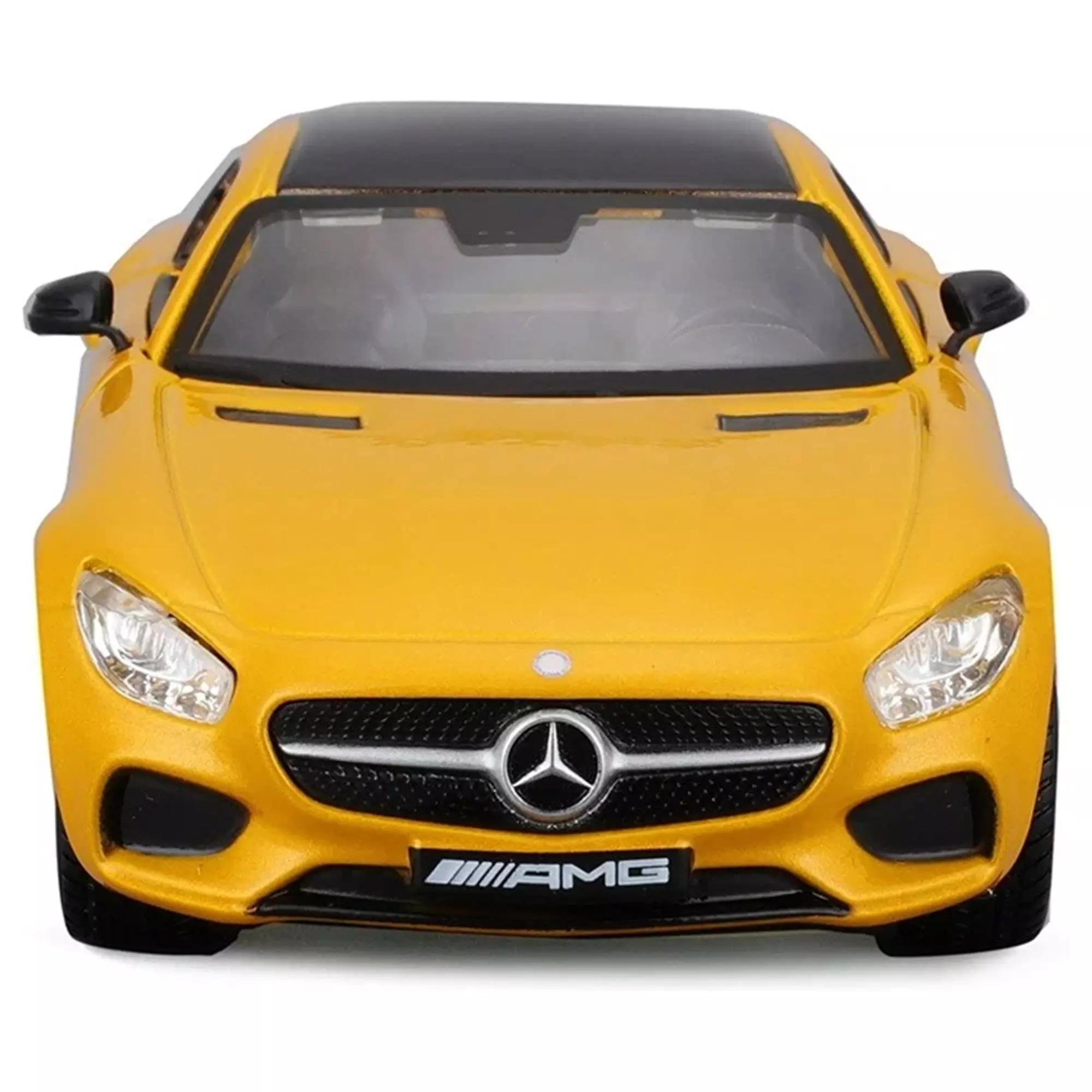 Машинка die-cast Mercedes-AMG GT Bburago 1:32, жёлтая 18-43065