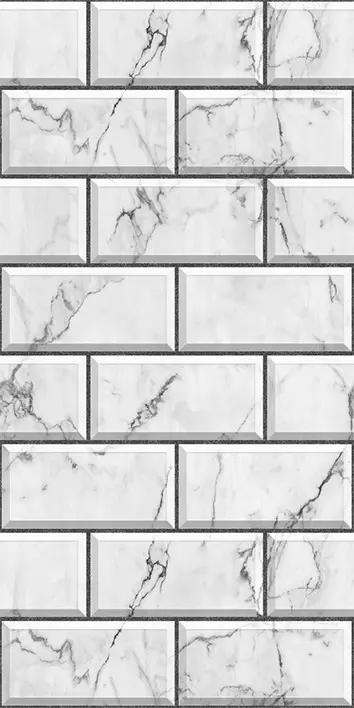 Панель ПВХ White Carved Stone 2700х250х8 мм