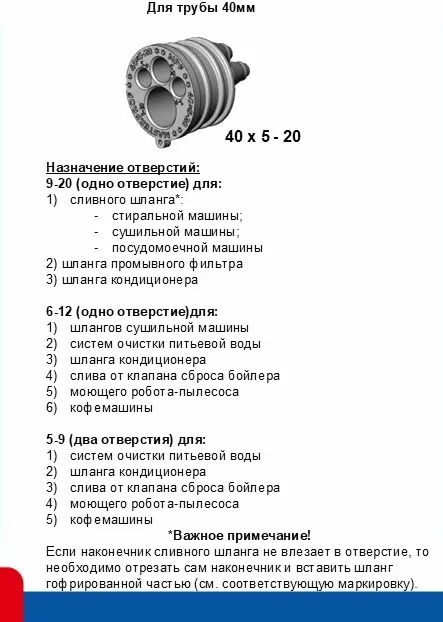 Манжета дренажная 40*5-20 серый ТЭП, MPF, МР-У ИС.131993