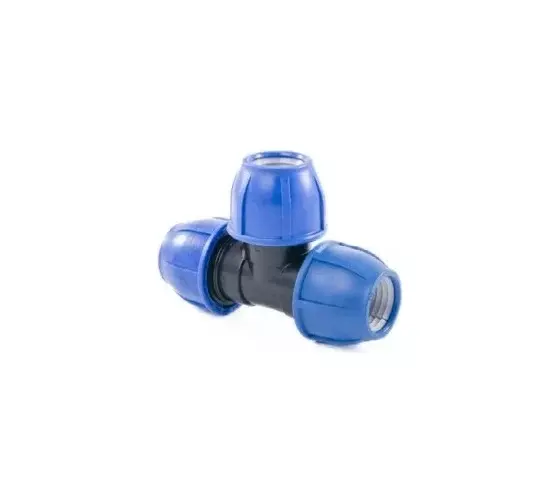 Тройник ПНД переходный 40х25х40, компрессионный, PN16, RTP 24289