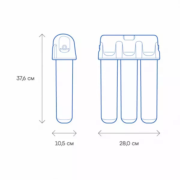 Фильтр обратного осмоса АКВАФОР ОСМО Pro 100