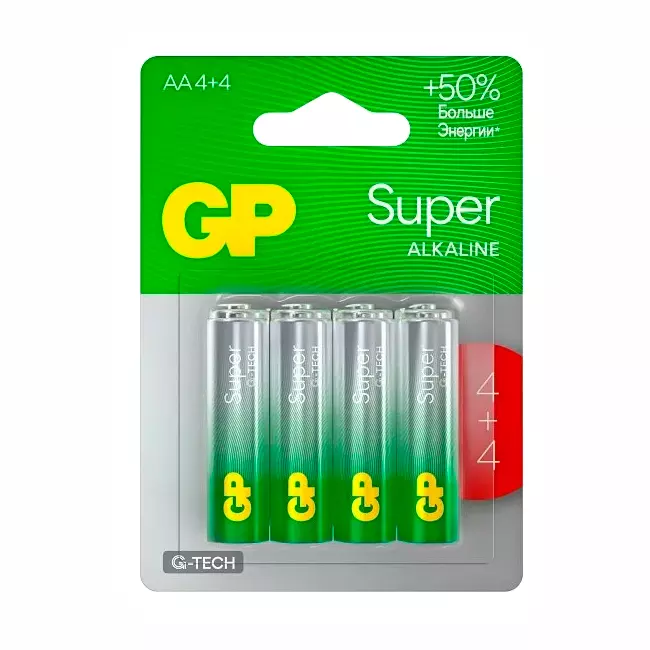 Батарейка АА 8шт GP Super