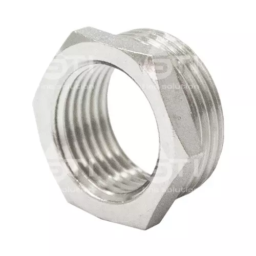 Футорка 1 1/2"х1 1/4" никель, STI