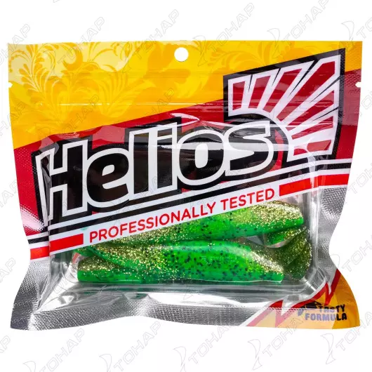 Виброхвост рыболовный Zander 4"/10,2см Green Peas уп.5шт. (HS-36-051) Helios