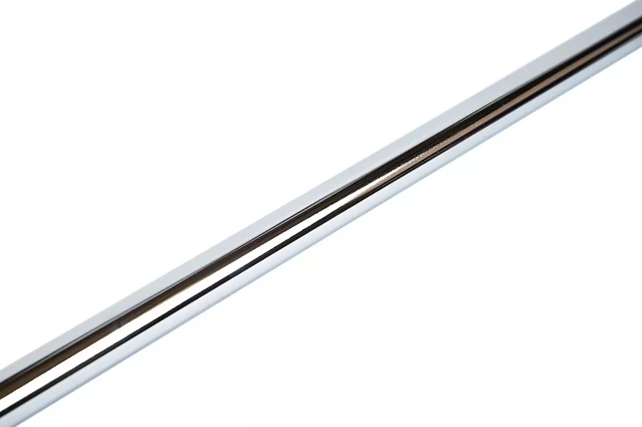 Труба для карниза 180см d16 серебро глянец