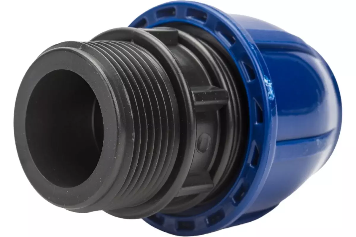 Муфта ПНД резьба 32x1 1/4&quot; НР, компрессионная, PN16, RTP 22119