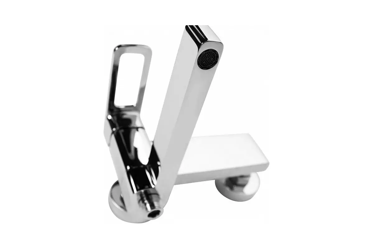 Смеситель для ванны, поворотный излив 16,5 см на 90 гр., хром IDDIS Slide SLISB00i02WA, латунь, без аксессуаров