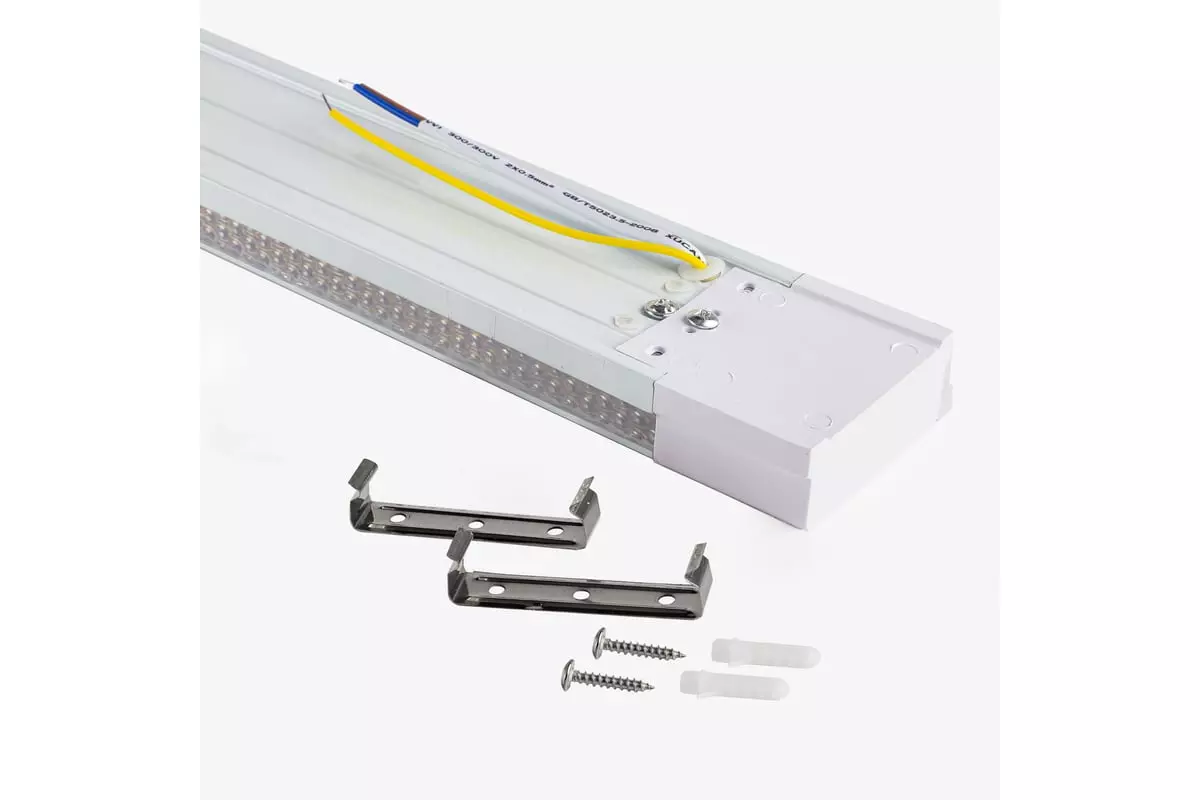 Линейный светодиодный светильник IP40 1200мм 4000K 40Вт призма VKL electric 1212219