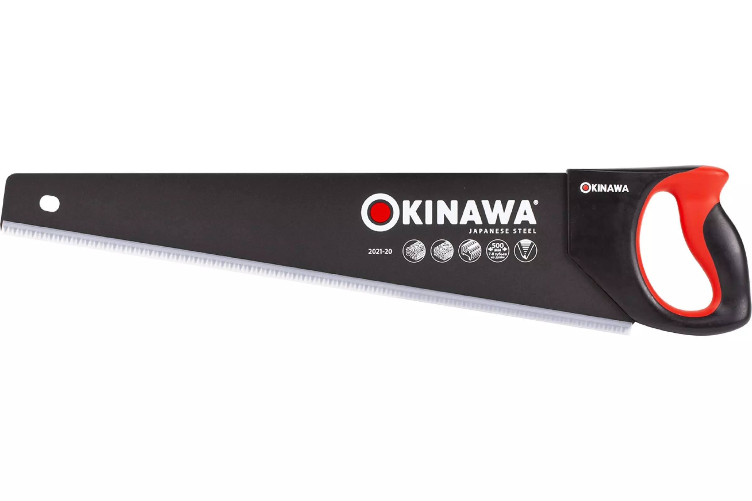 Ножовка по дереву Центроинструмент OKINAWA с antistick покрытием 500мм 2021-20