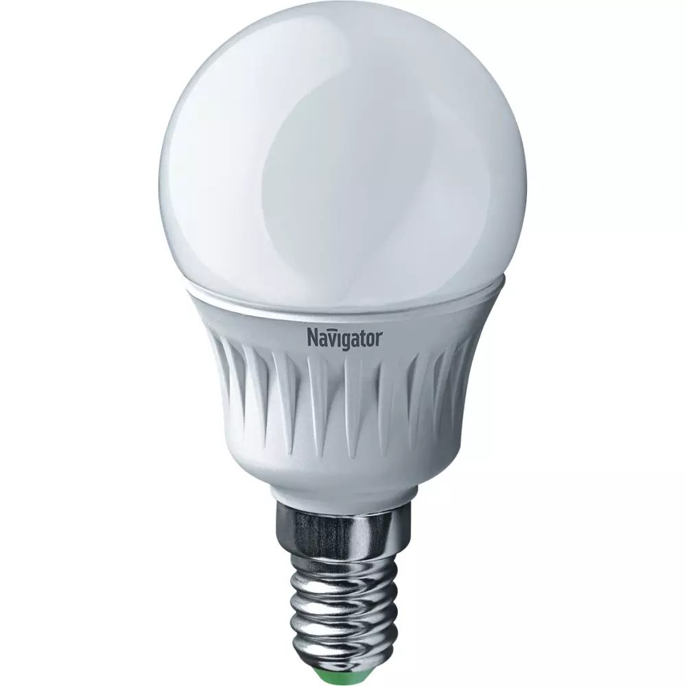 Лампа светодиодная Navigator Е14 230В 5Вт 2700К шар теплый