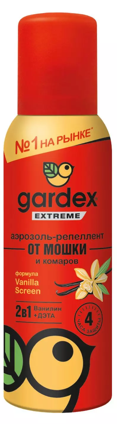 Gardex Extremе аэрозоль-репеллент от мошки и комаров СуперСила, 100 мл
