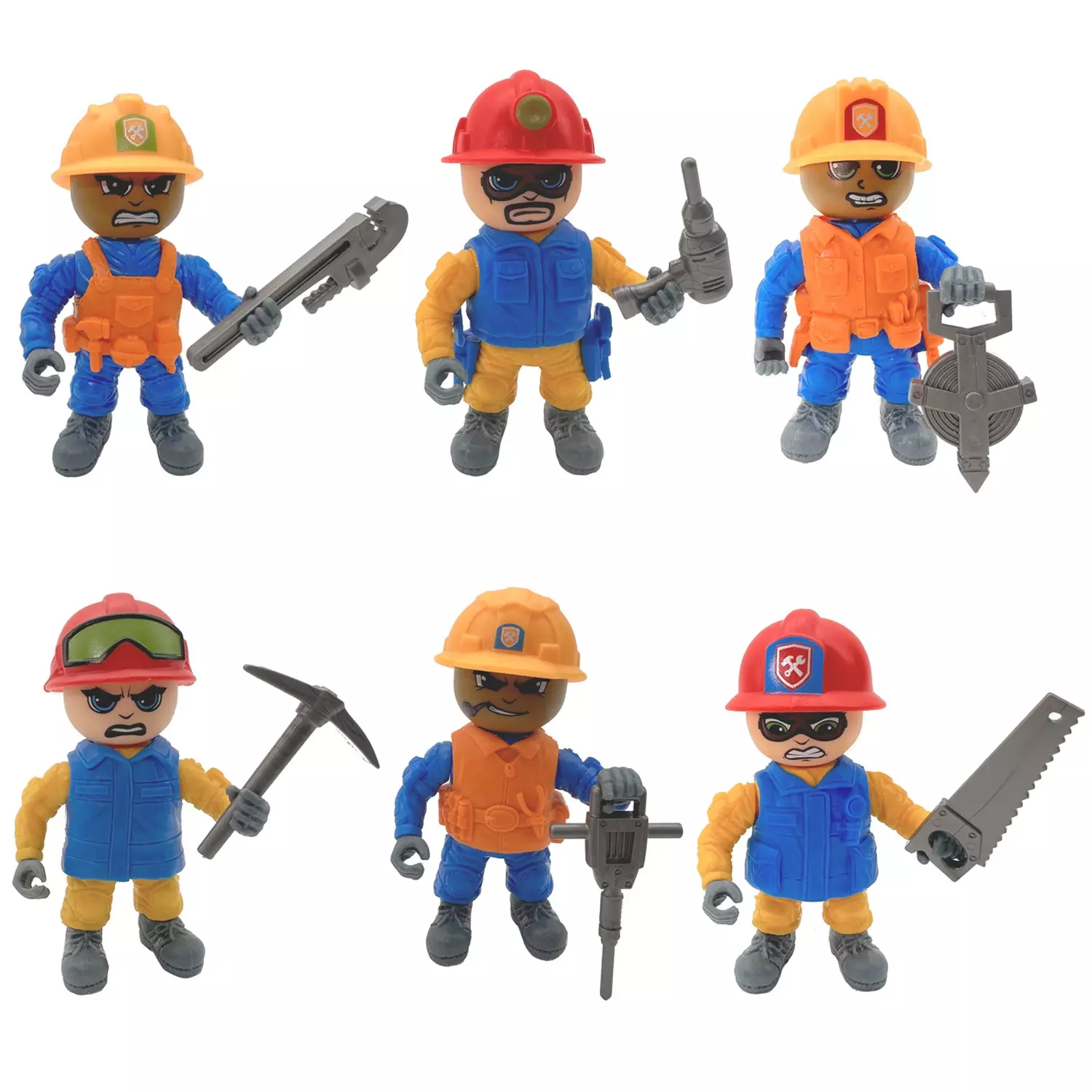 Фигурки строителей 8 см в ассортименте 6 видов Funky Toys FT0735465