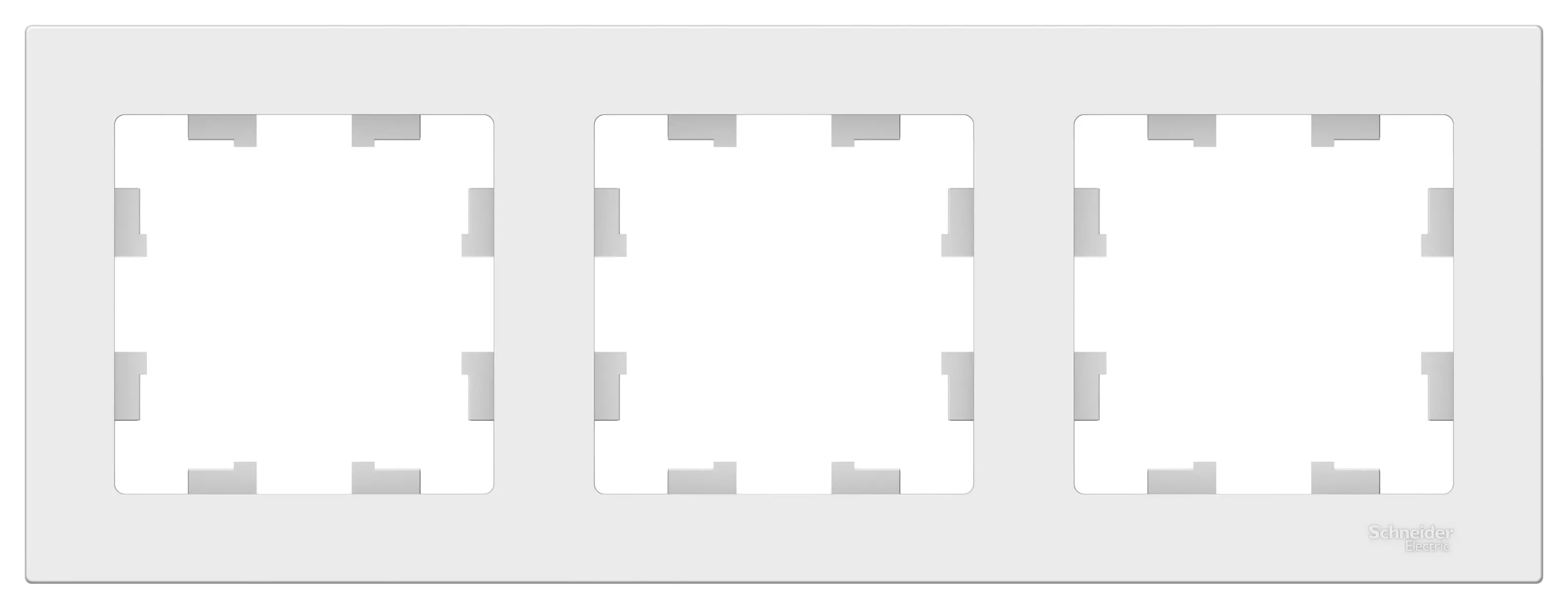 Рамка 3 поста SE Atlasdesign цвет белый SE ATN000103