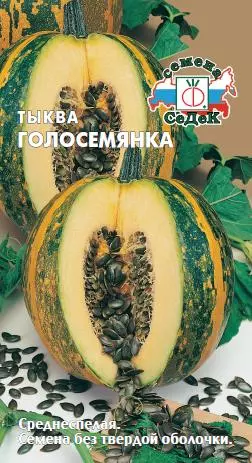 Семена тыква Голосемянка Евро, 1г Ц/П СеДеК