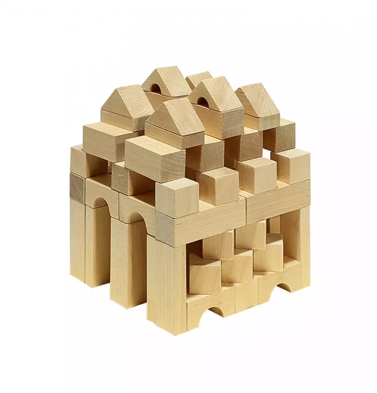 Деревянный конструктор Сказочные замки (104 элемента) Пелси К612