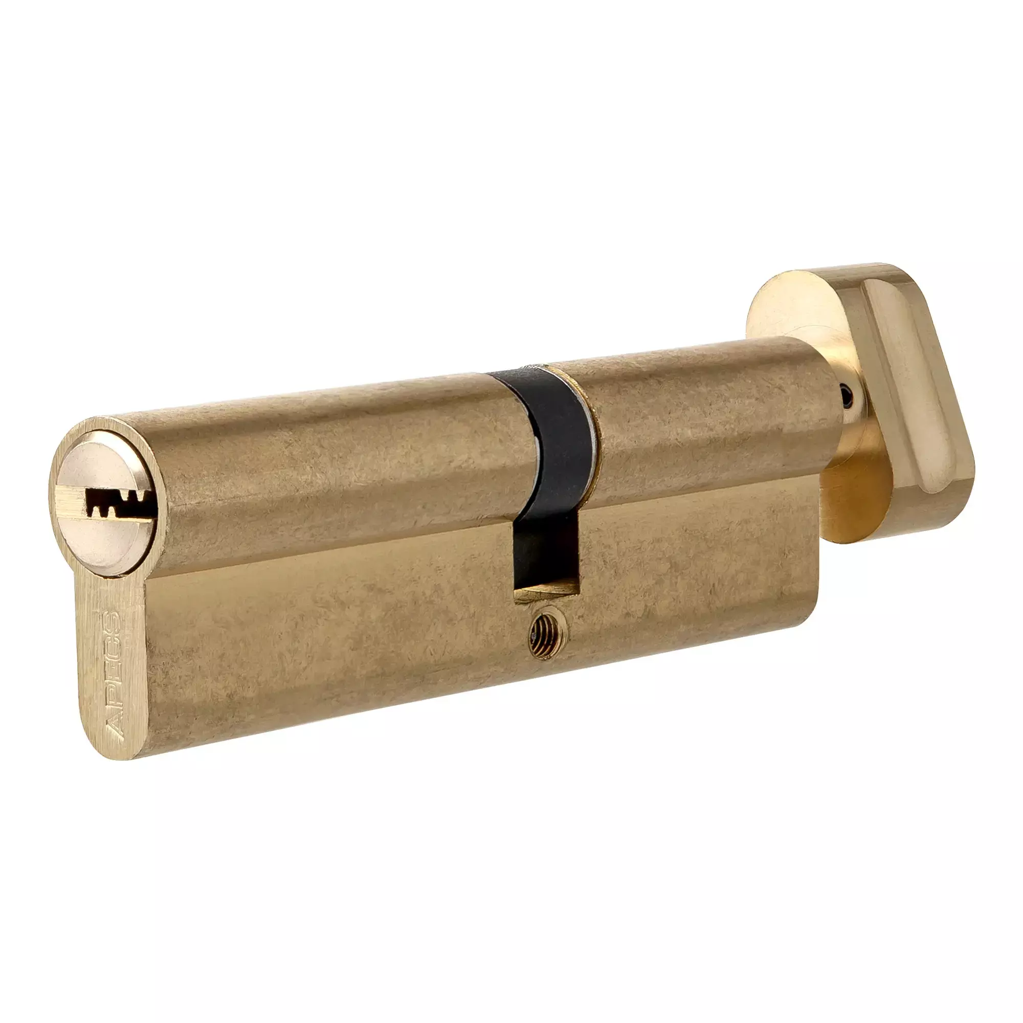 Цилиндровый механизм Apecs SM-80(35C/45) ключ/завертка, золото