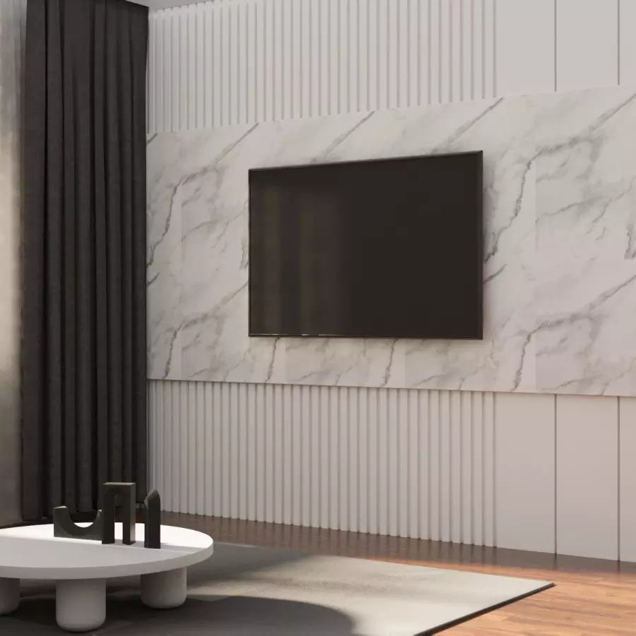 Панель композитная SPC Stella Novita Wall 1200х600х2,5 мм глянец Бернские Альпы