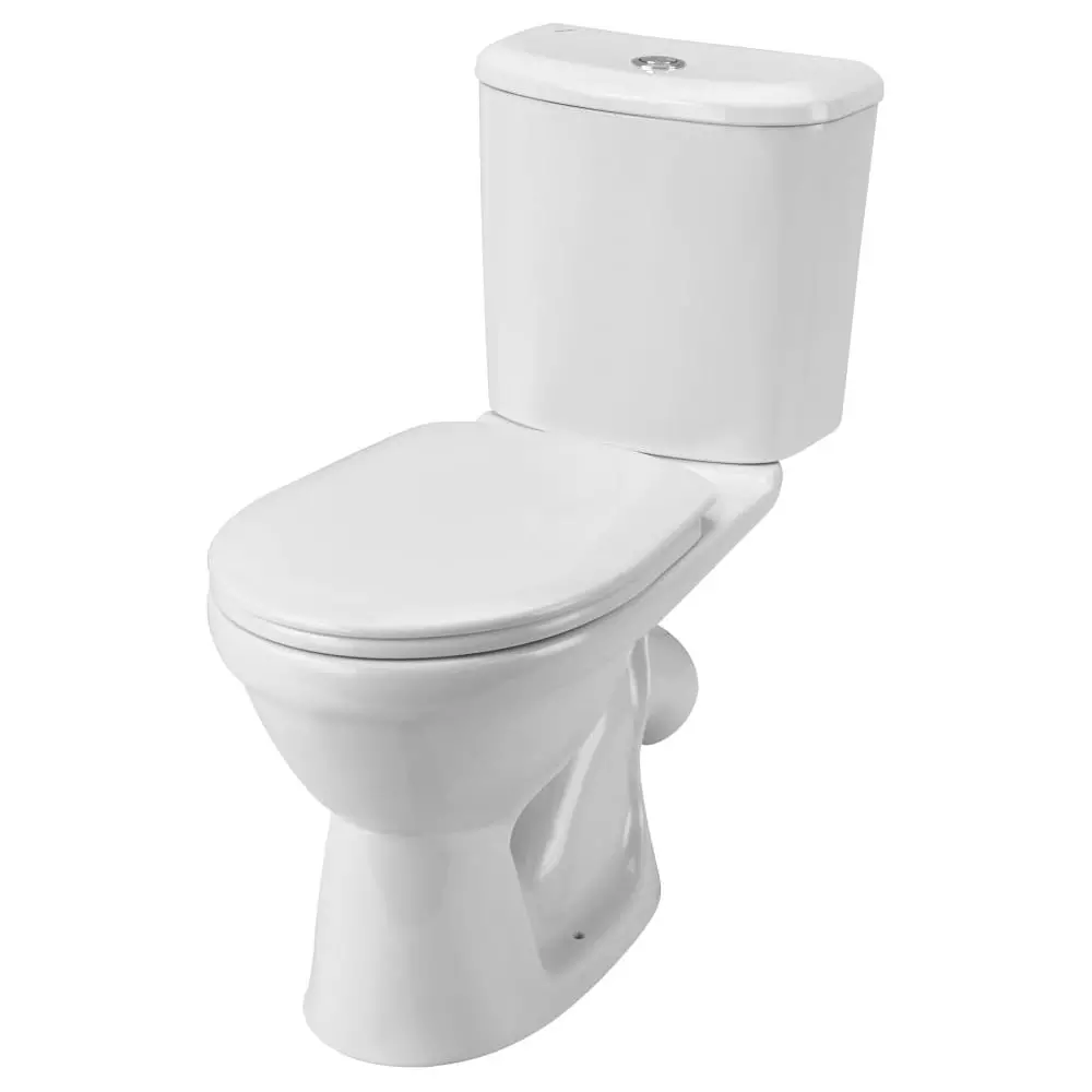 Унитаз Santek БОРЕАЛЬ 1.WH30.2.146 косой выпуск, 2-режимный слив, антивсплеск