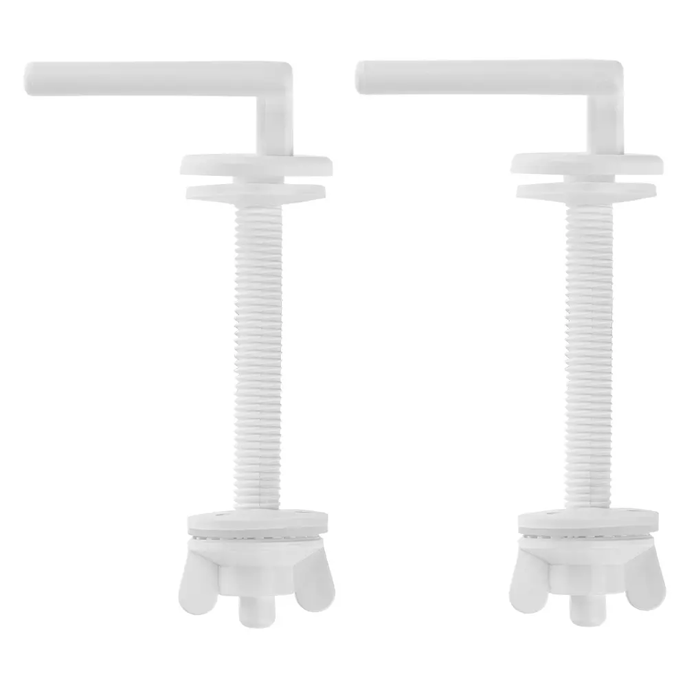 Крепёж сиденья унитаза (пара) белый пластик, MP-У ИС.131948