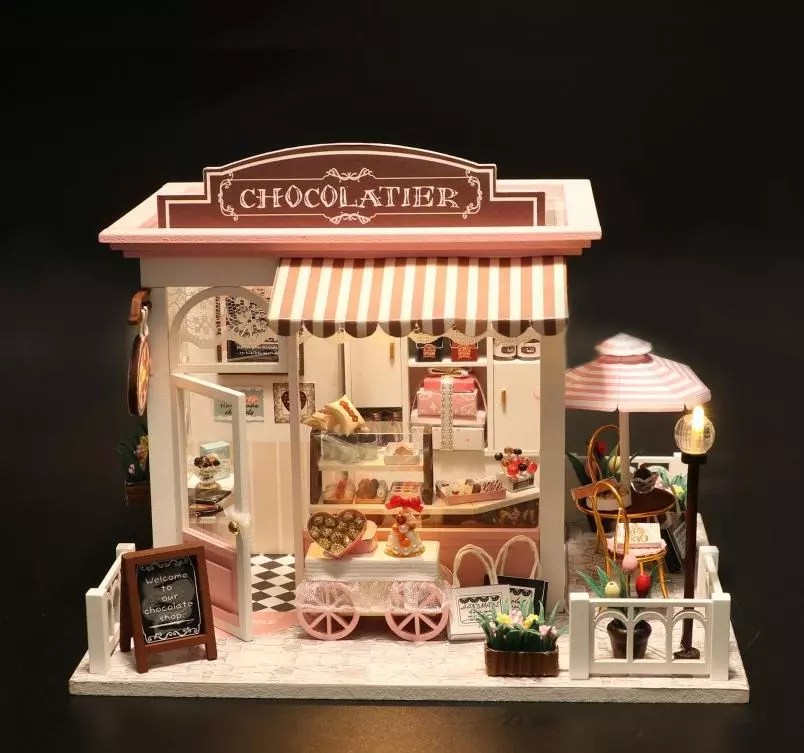 Румбокс интерьерный конструктор MiniHouse Шоколадница Hobby Day C007K