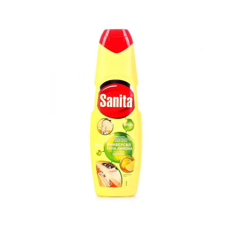 Чистящее средство Санита Крем универс Сила лимона 600мл