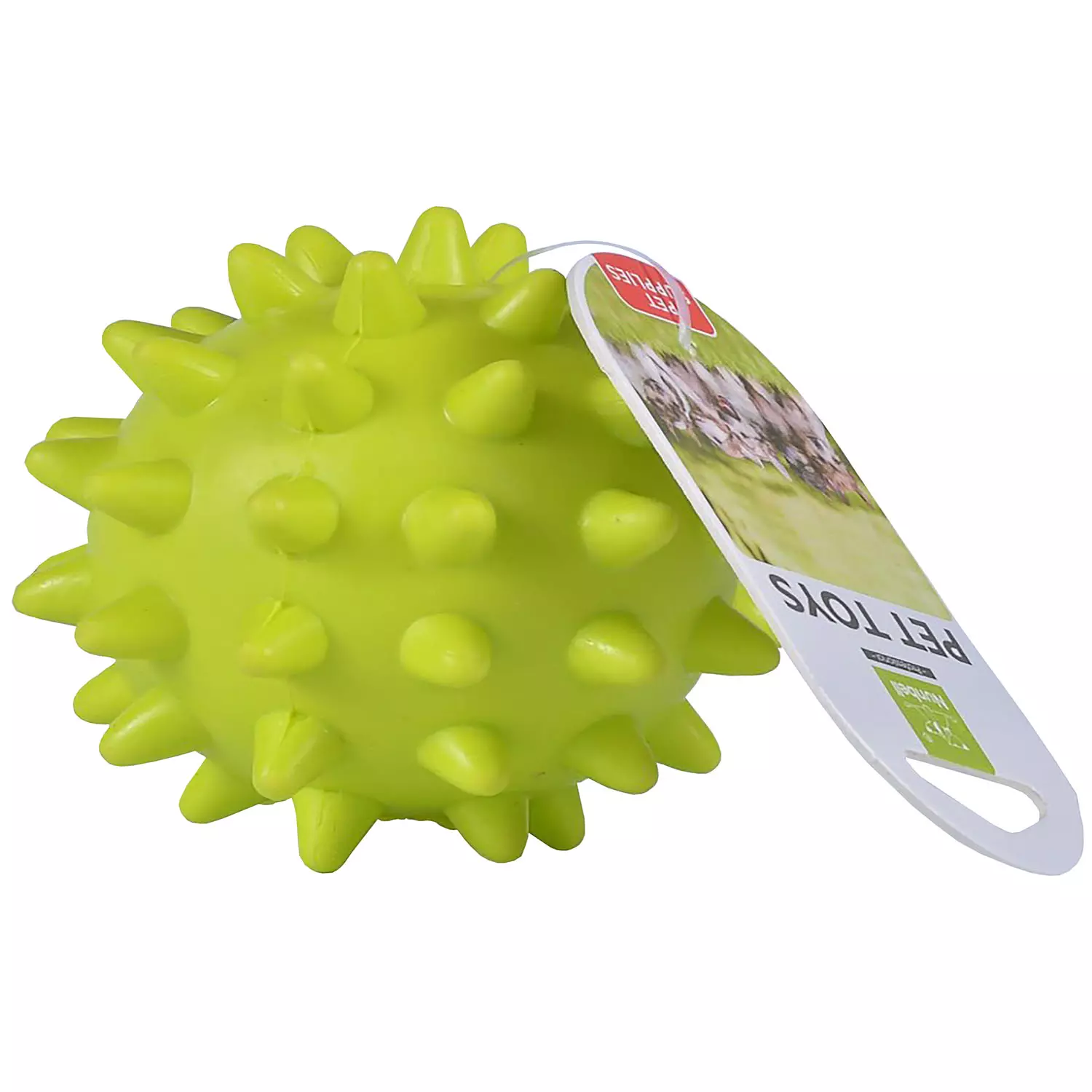 Игрушка для собак Мяч с шишками d=7.5см микс NUNBELL 31019-0190