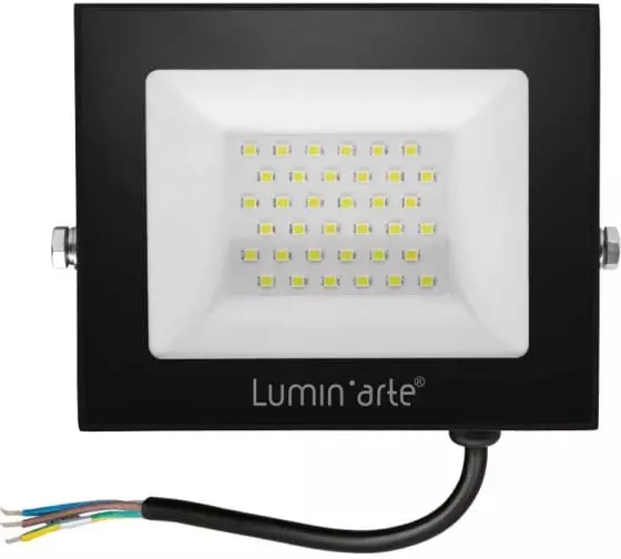 Прожектор светодиодный Luminarte LFL-50W/06 50Вт 5700К IP65 4000лм черный