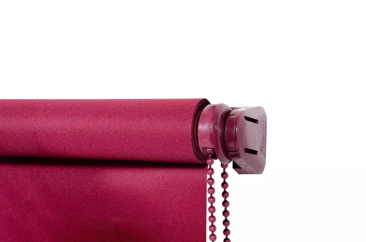 Рулонная штора mj 40 (36)*160 см бордовый Магеллан