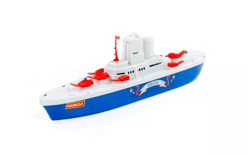Игрушечный крейсер Смелый Полесье 56405