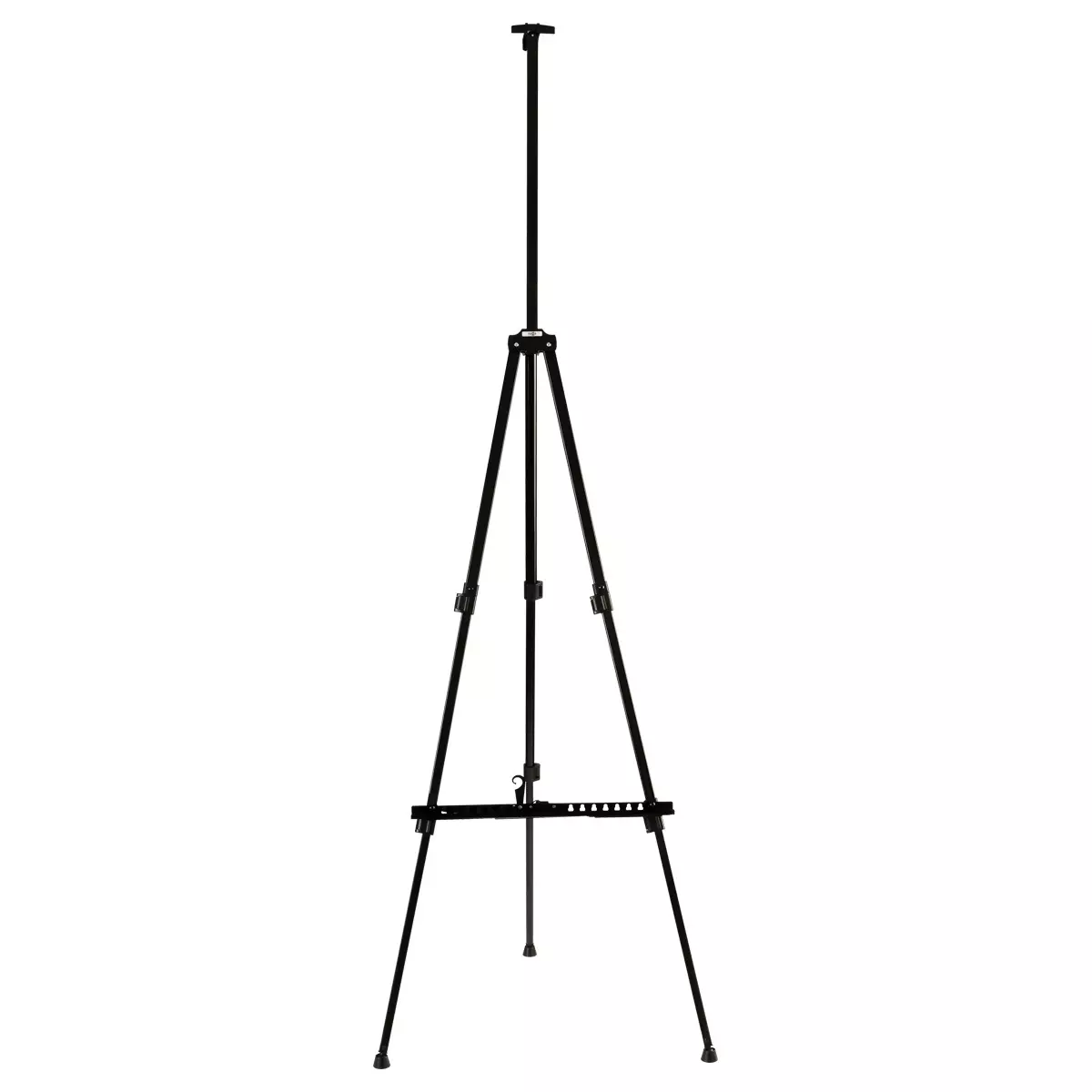 Мольберт 110х106х184 см,алюминиевый переносной с полкой и держателем для кистей, с чехлом, Гамма