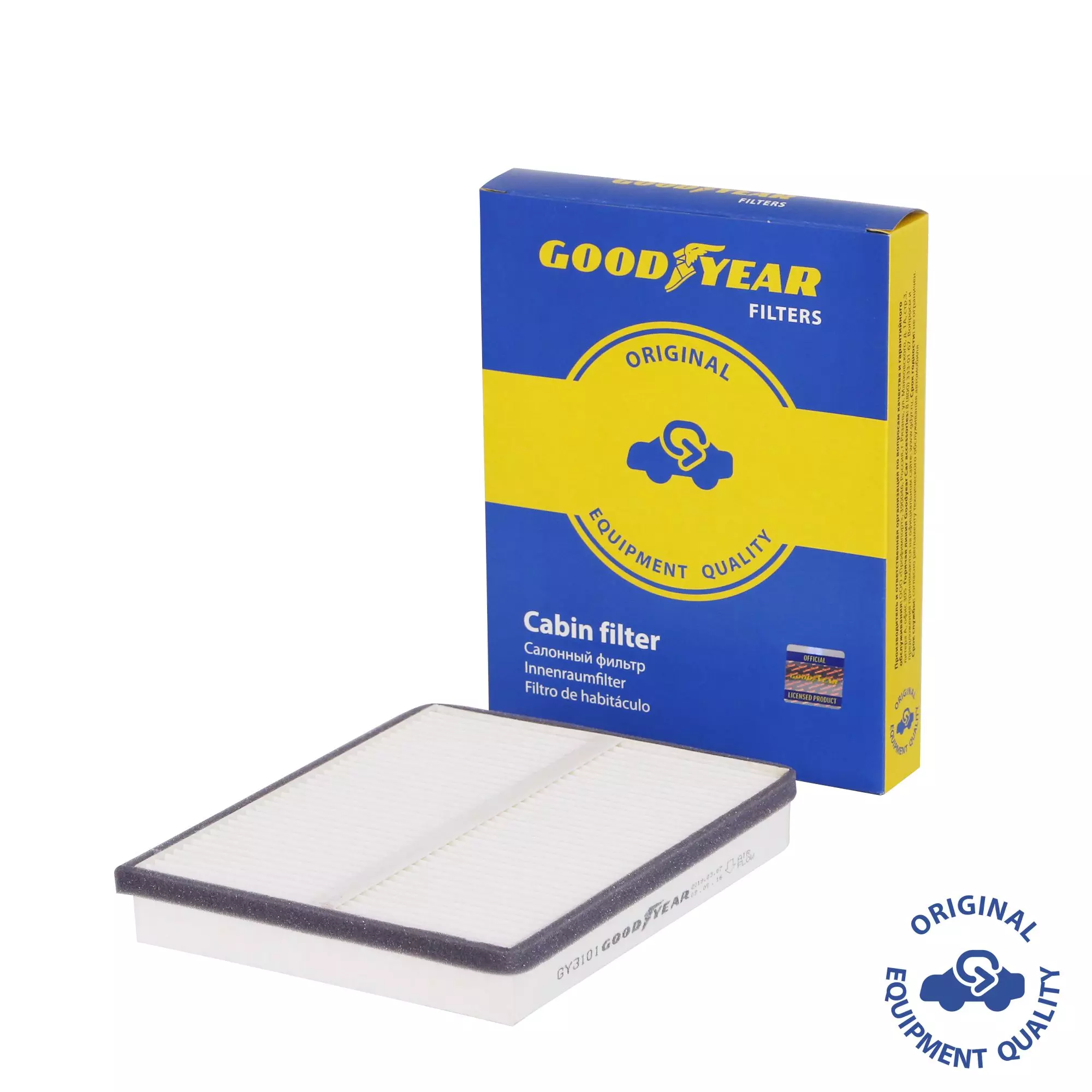 Фильтр салонный автомобильный Goodyear GY3101