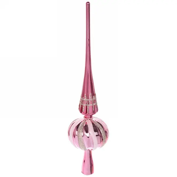 Верхушка на елку SHINE Magic Waves 33 см, rose pink 201-1946