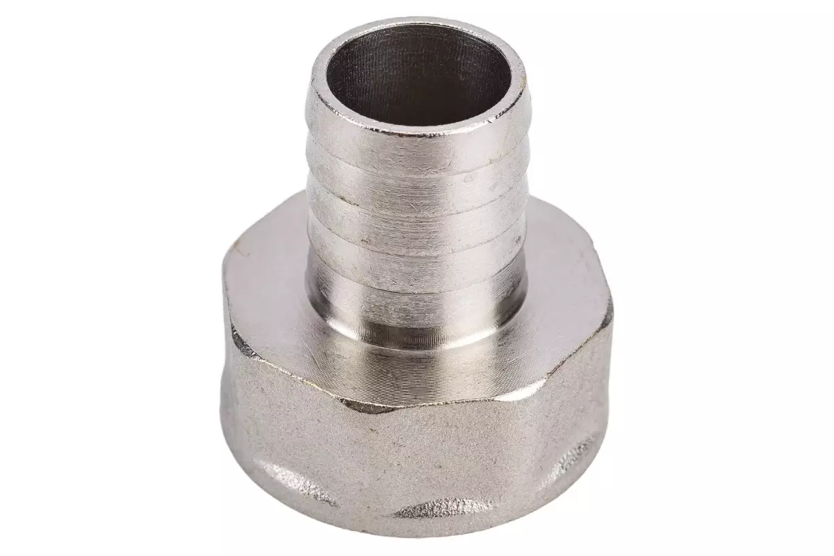 Штуцер для шланга 1&quot;х20 мм, ВР, никель, CTM CRSF0120