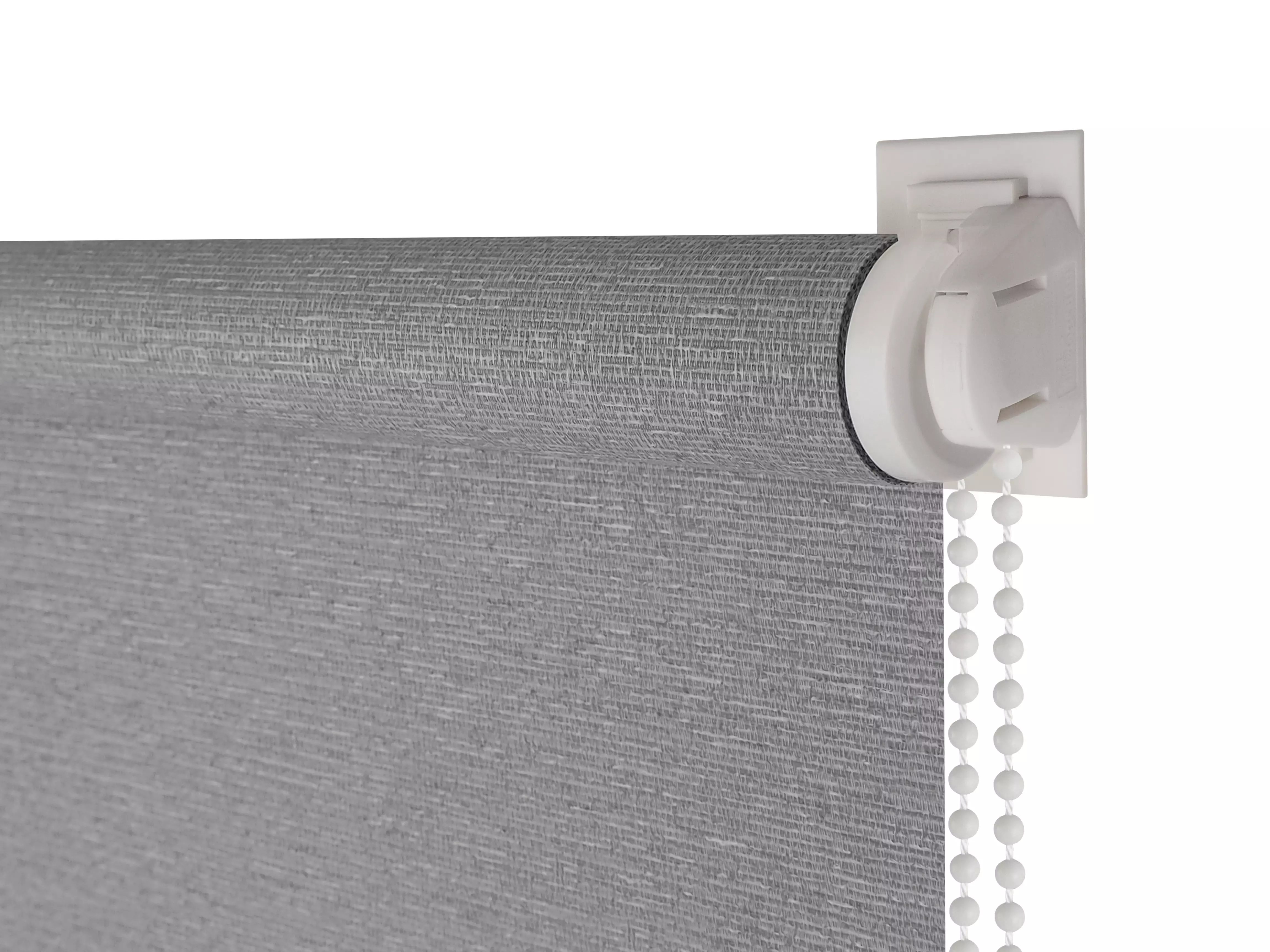 Рулонная штора вельвет 100 (96)*180 см темно-серый Магеллан