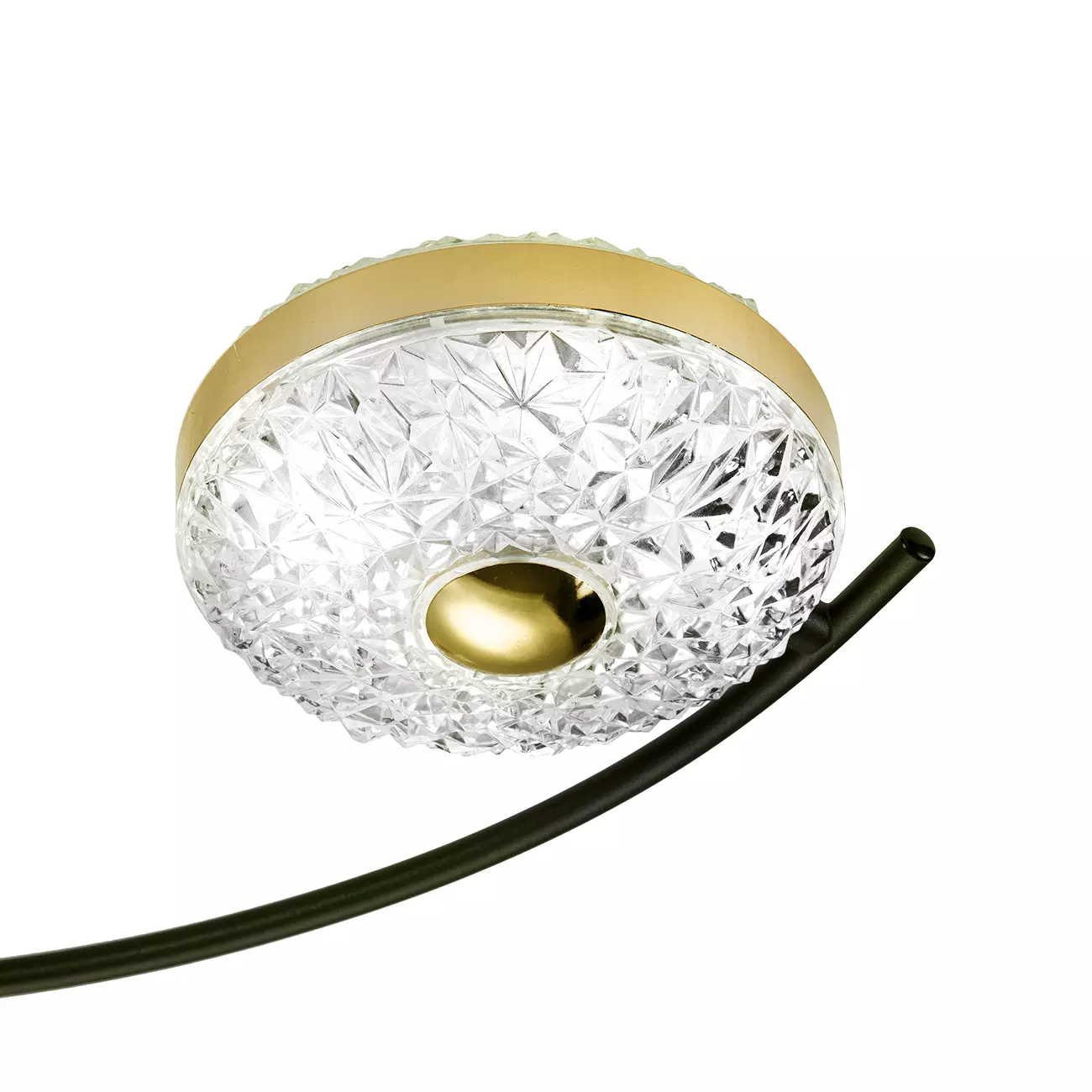 Люстра светодиодная 110Вт черный, золото 3000-6000K пульт Escada 10208/8LED