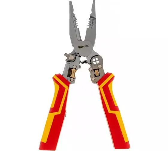 Плоскогубцы диэлектрические с тестером 210мм KRANZ PRO KR-12-4656-3