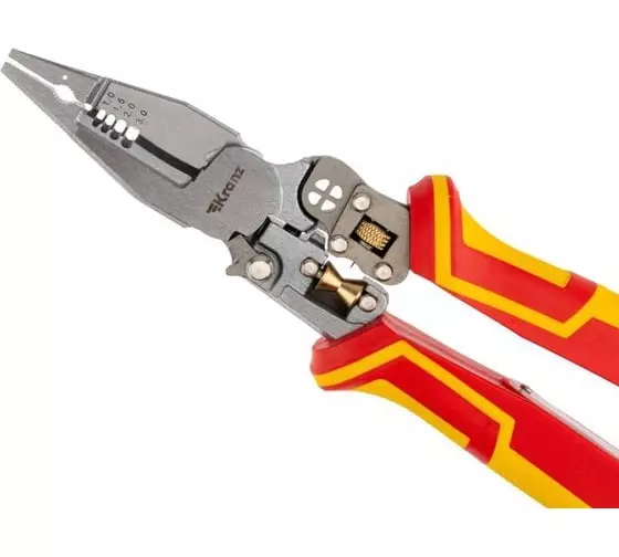 Плоскогубцы диэлектрические с тестером 210мм KRANZ PRO KR-12-4656-3