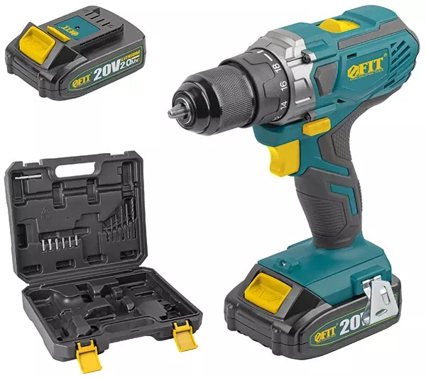 Шуруповерт аккумуляторный FIT 79901 20 В 2Акб*2А/ч
