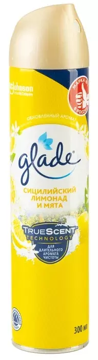 Освежитель воздуха Glade Сицилийский лимонад и мята 300 мл