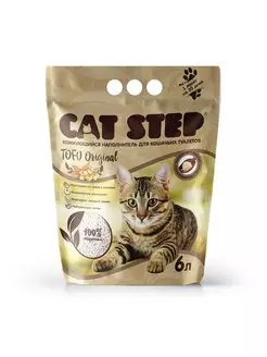 Наполнитель CAT STEP Tofu Original, 6 л