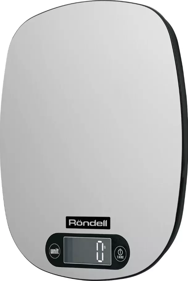 Весы кухонные Rondell Modern электронные 10кг точность 1г сталь овал RDE-1552